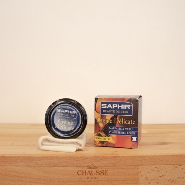 Crème nettoyante non grasse Saphir pour cuir