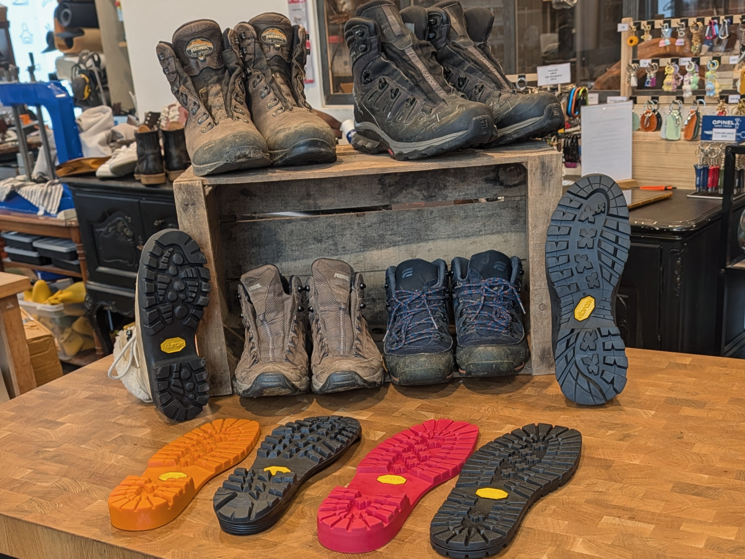 réparation chaussures de randonnée